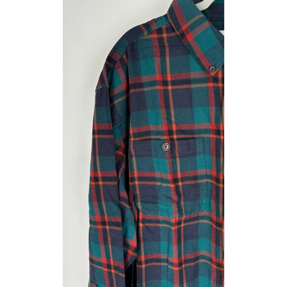 Duluth Free Swingin Flannel Relaxed Fit Shirt Mens XL Forest Night 52007 New - Picture 2 of 10